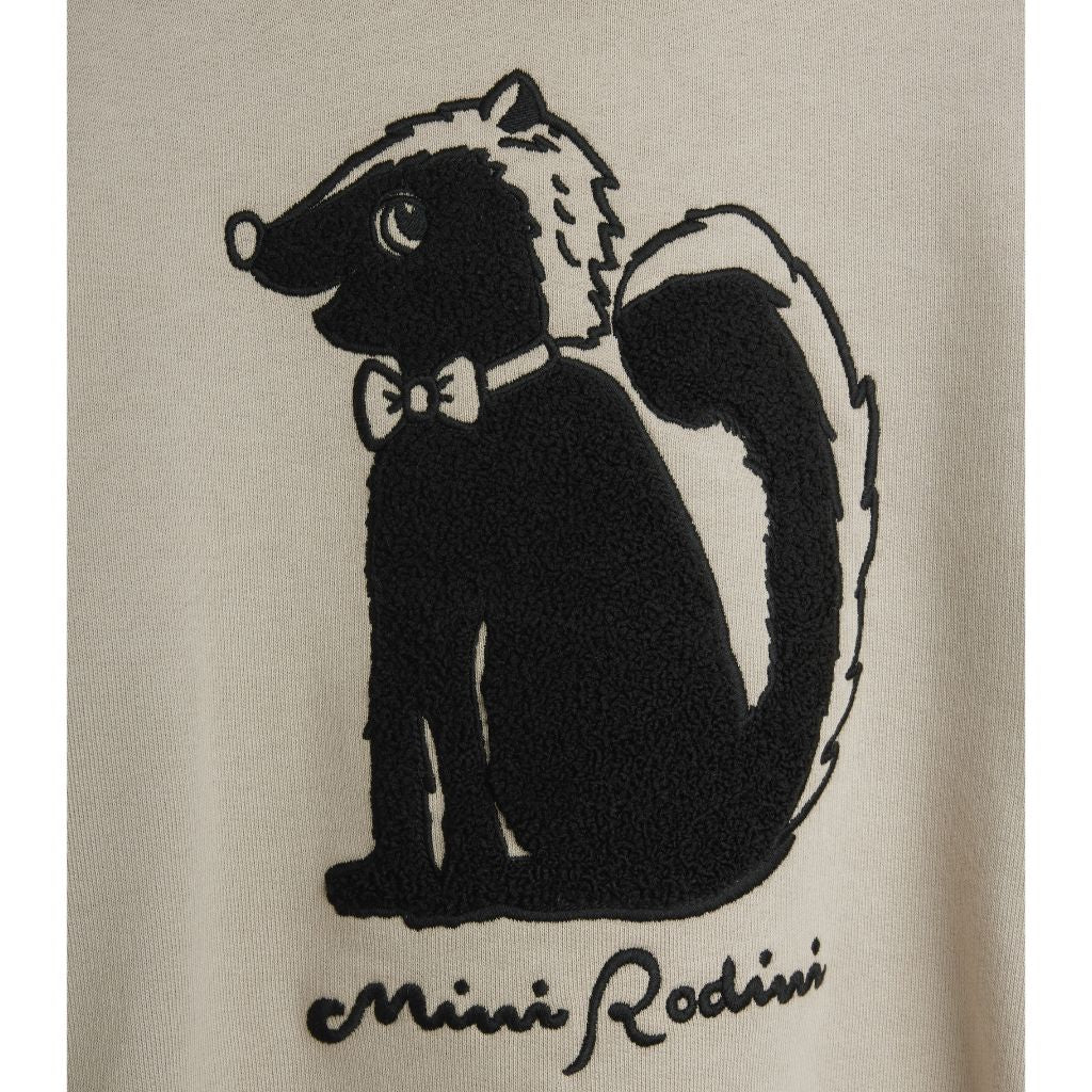 Mini Rodini Skunk Chenille Sweatshirt