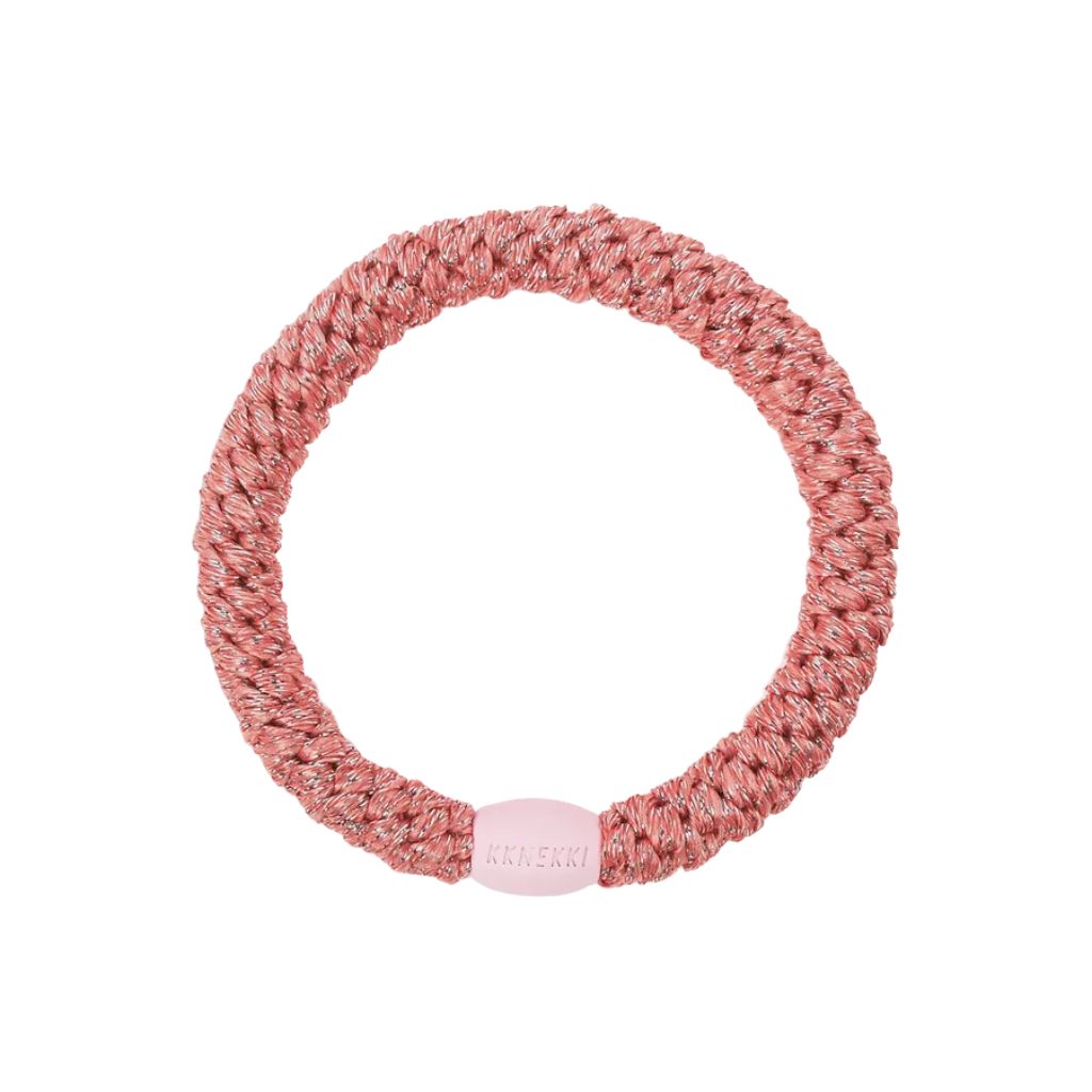 Kknekki Original Hair Tie Coral Glitter