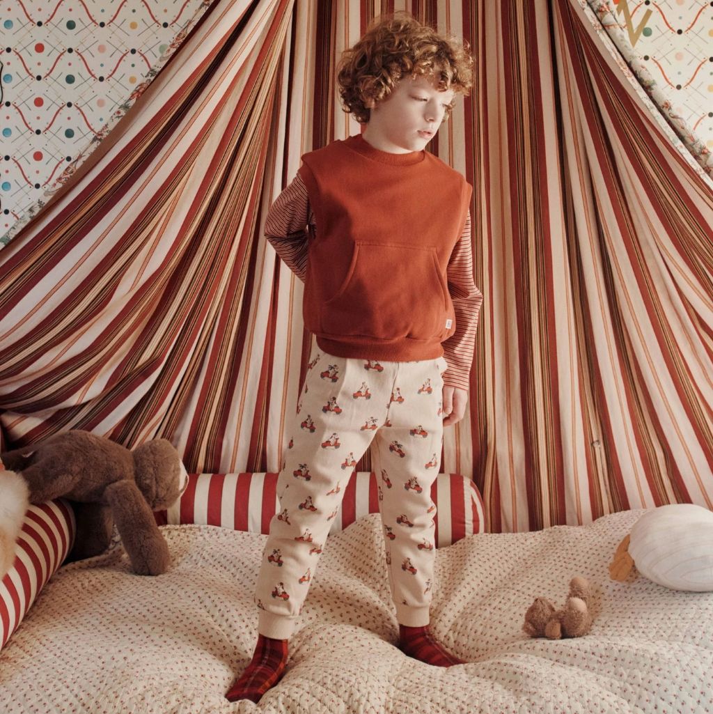 Emile & Ida Fleece Jogger Grand Dog Flour