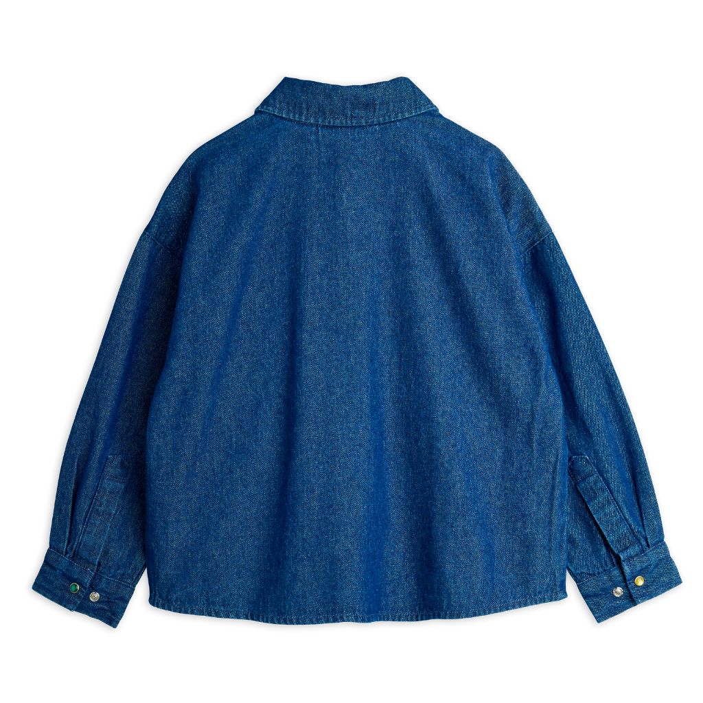 Mini Rodini Rodini Prix Lw Denim Woven Ls Shirt