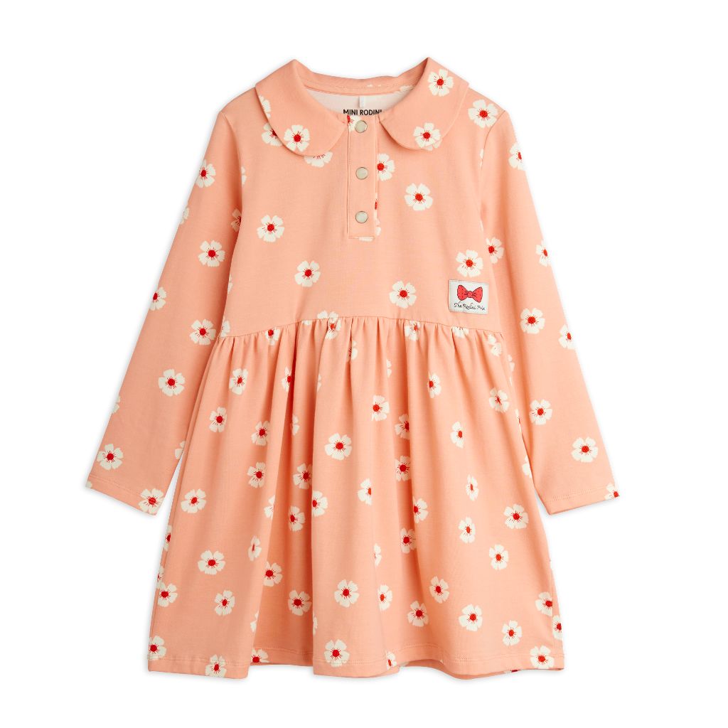 Mini Rodini Flowers Aop Ls Dress