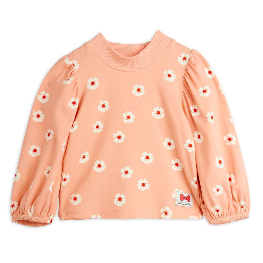 Mini Rodini Flowers Aop Balloon Sleeve Top