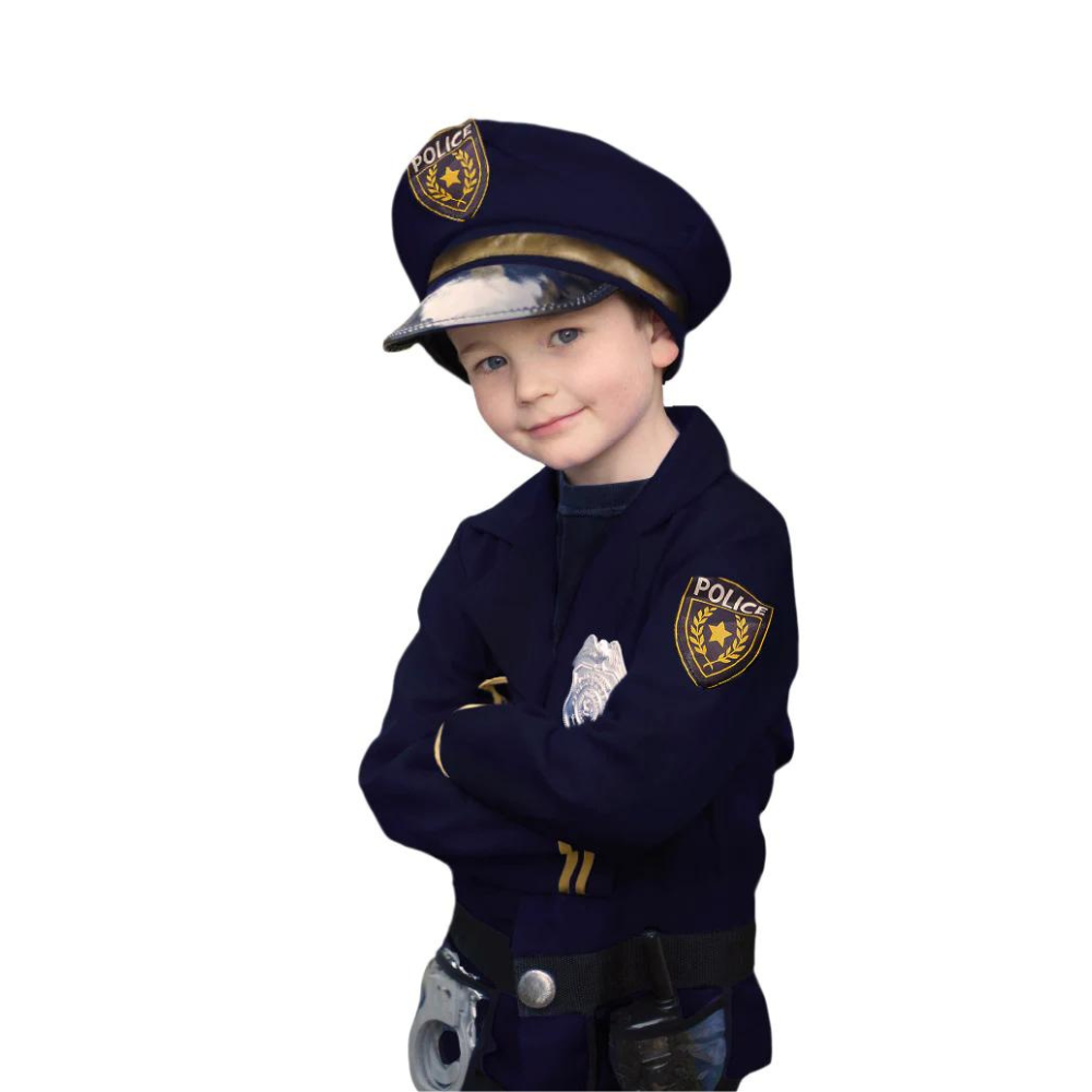 Police Officer With Accessories, 5-6Y