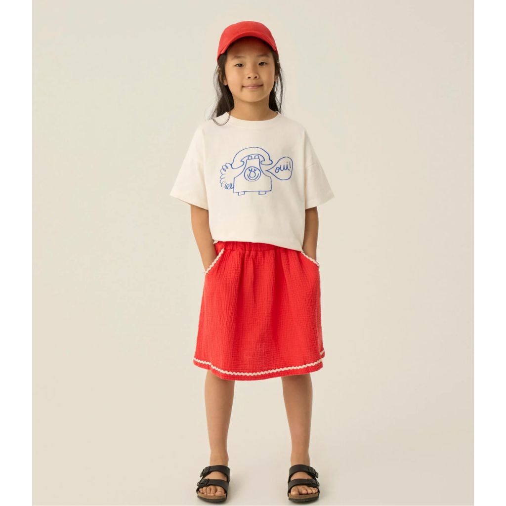 The Campamento Red Bambula Skirt