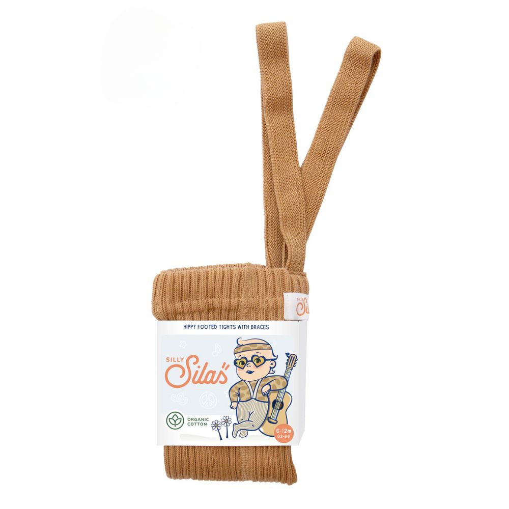 Silly Silas Hippy Footless Ribbed Tights