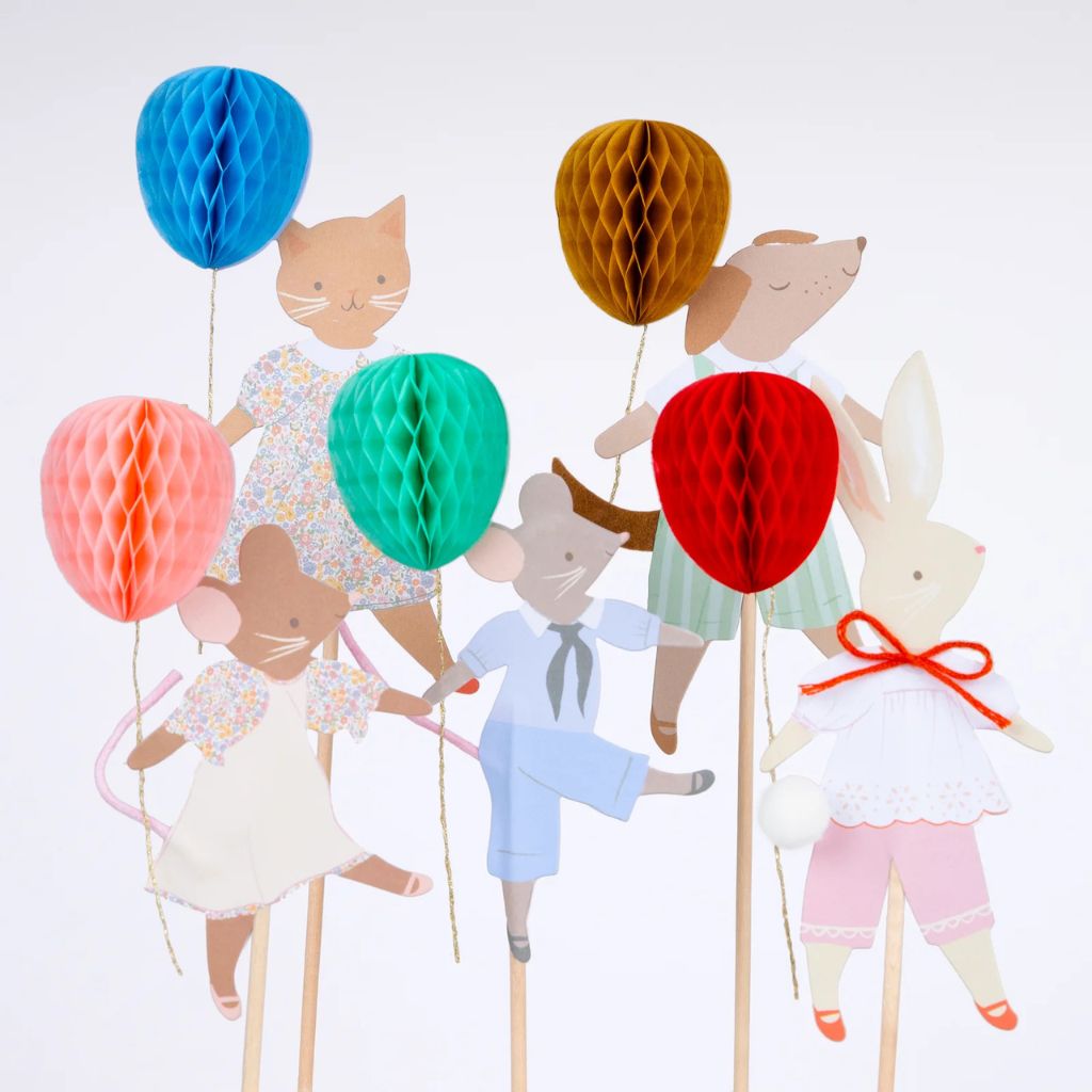 Meri Meri Animal Friends Cake Toppers