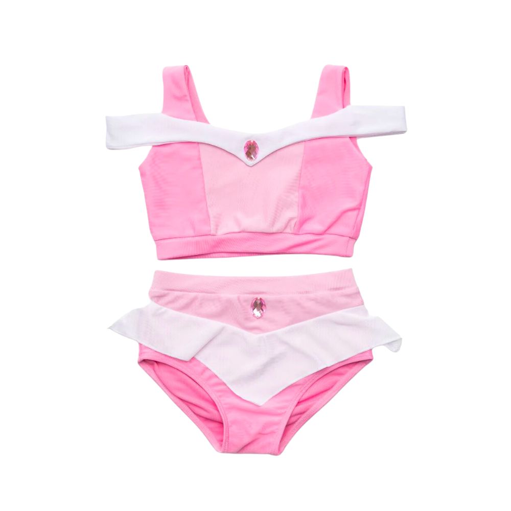 Sleeping Cutie Swim Suit, Two-Piece, Size 3-4