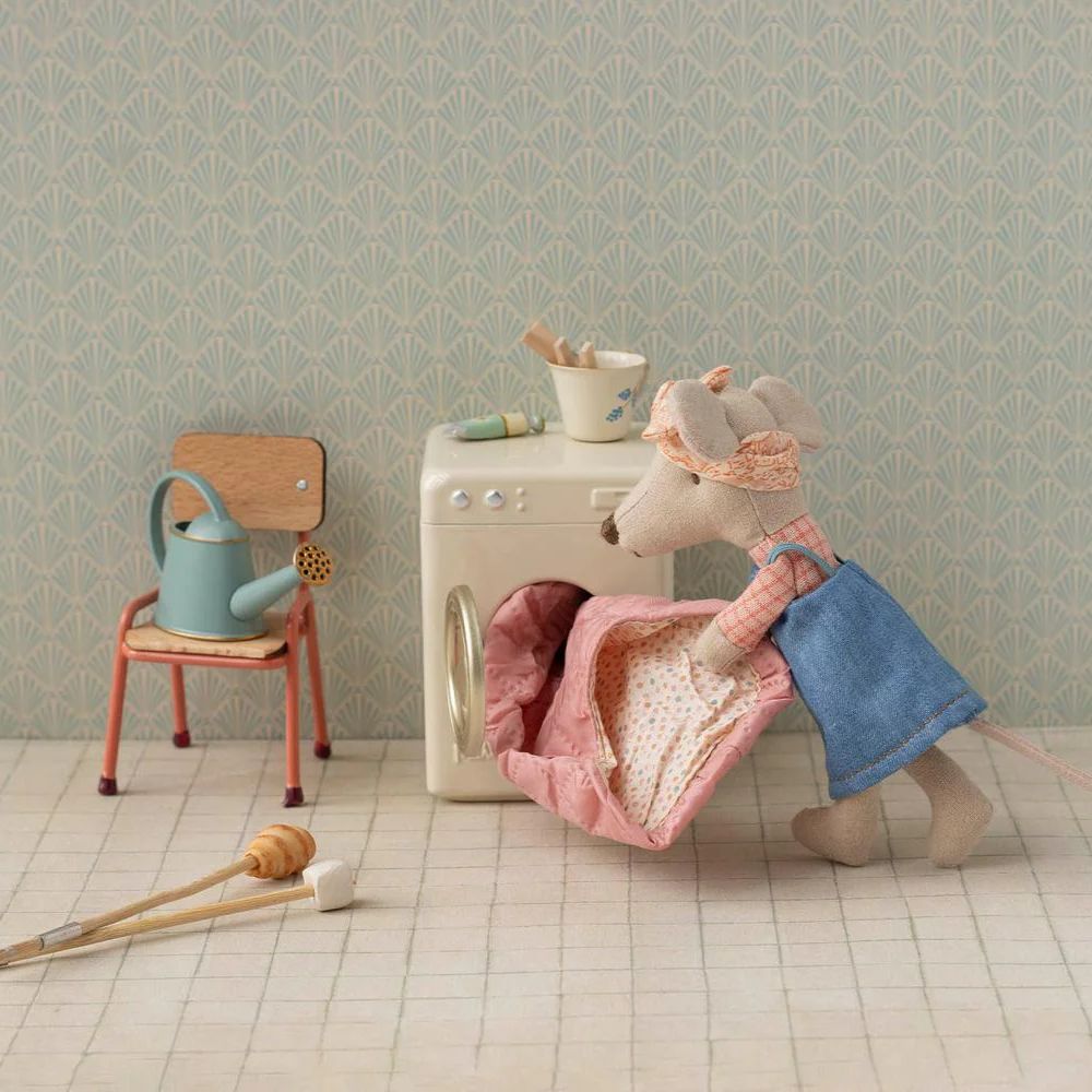Maileg Chair, Mouse - Coral
