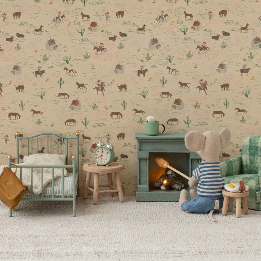 Maileg Alarm clock, Mouse - Mint