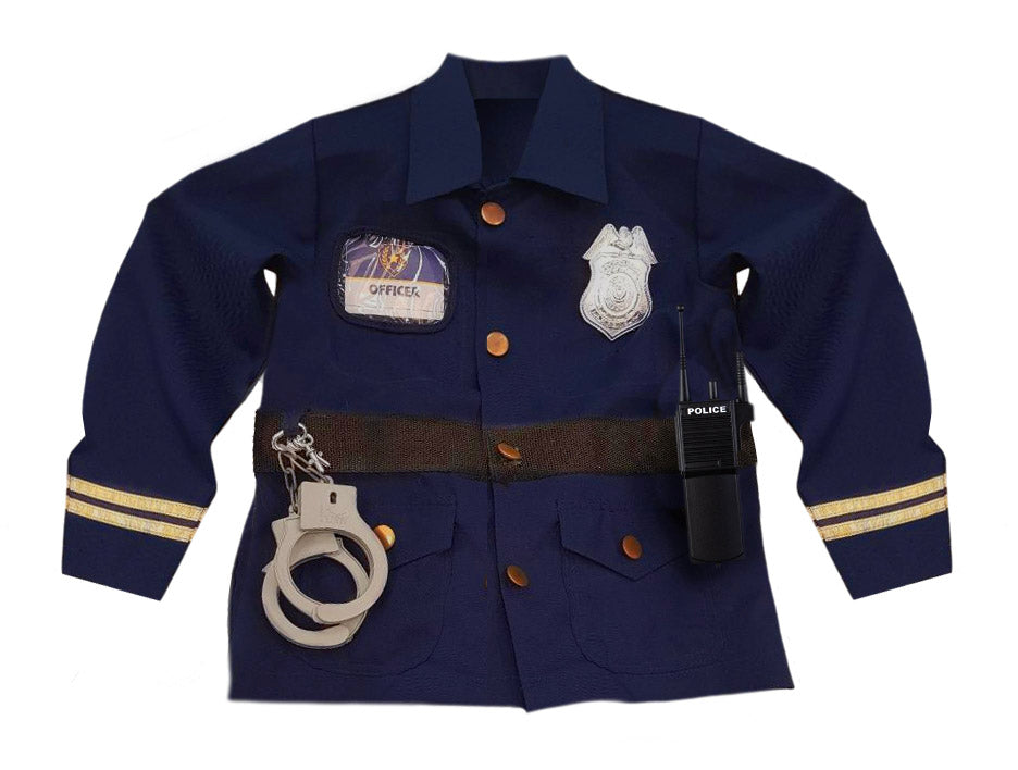 Police Officer With Accessories, 5-6Y