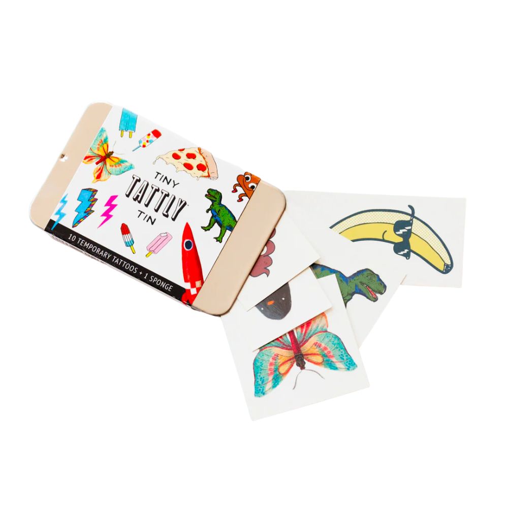 Tattly Tiny Funner Tattoo Tin