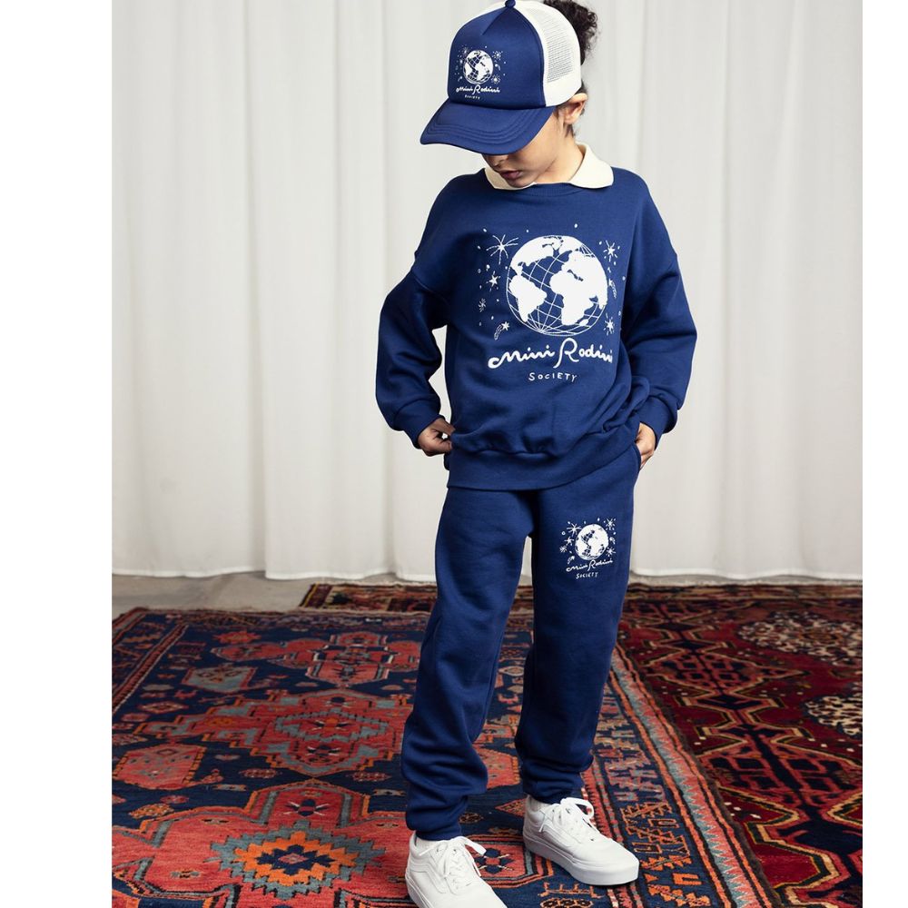 Mini Rodini Society emb Sweatpants
