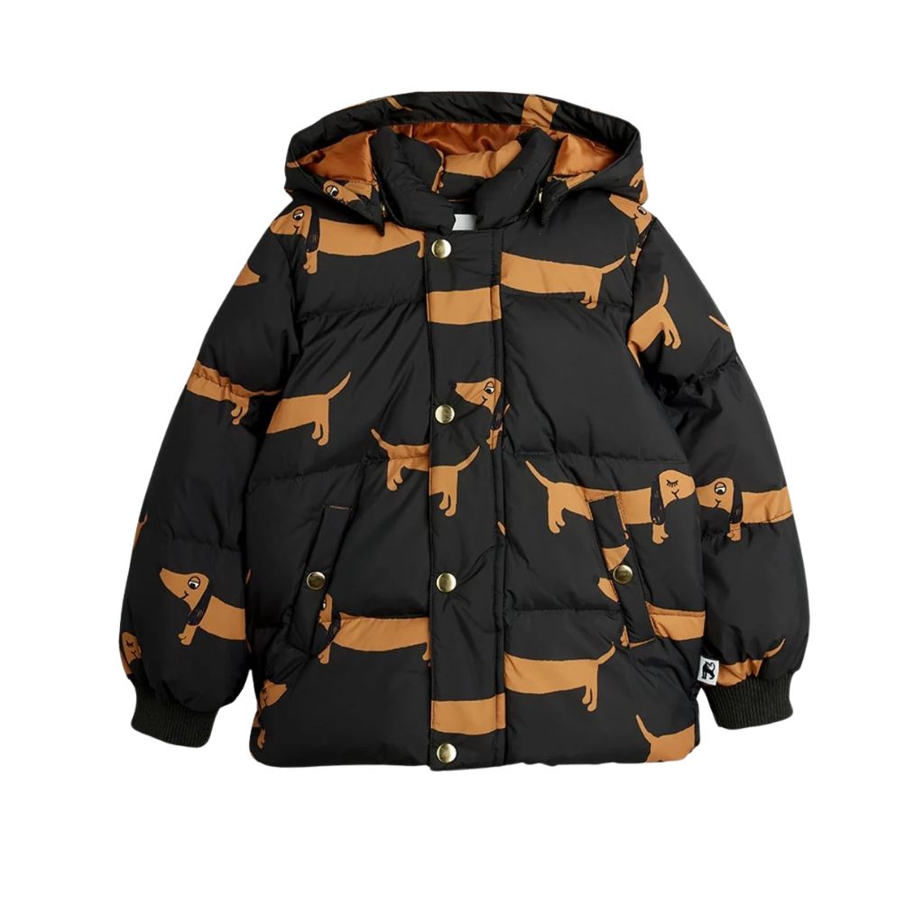 Mini Rodini Dog Hooded Puffer