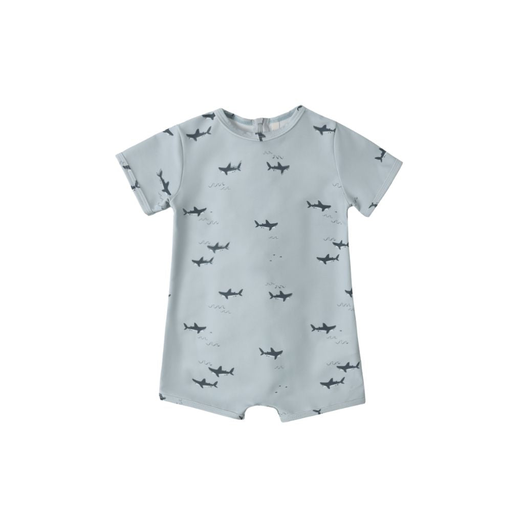 Rylee + Cru Shorty One Piece Sharks