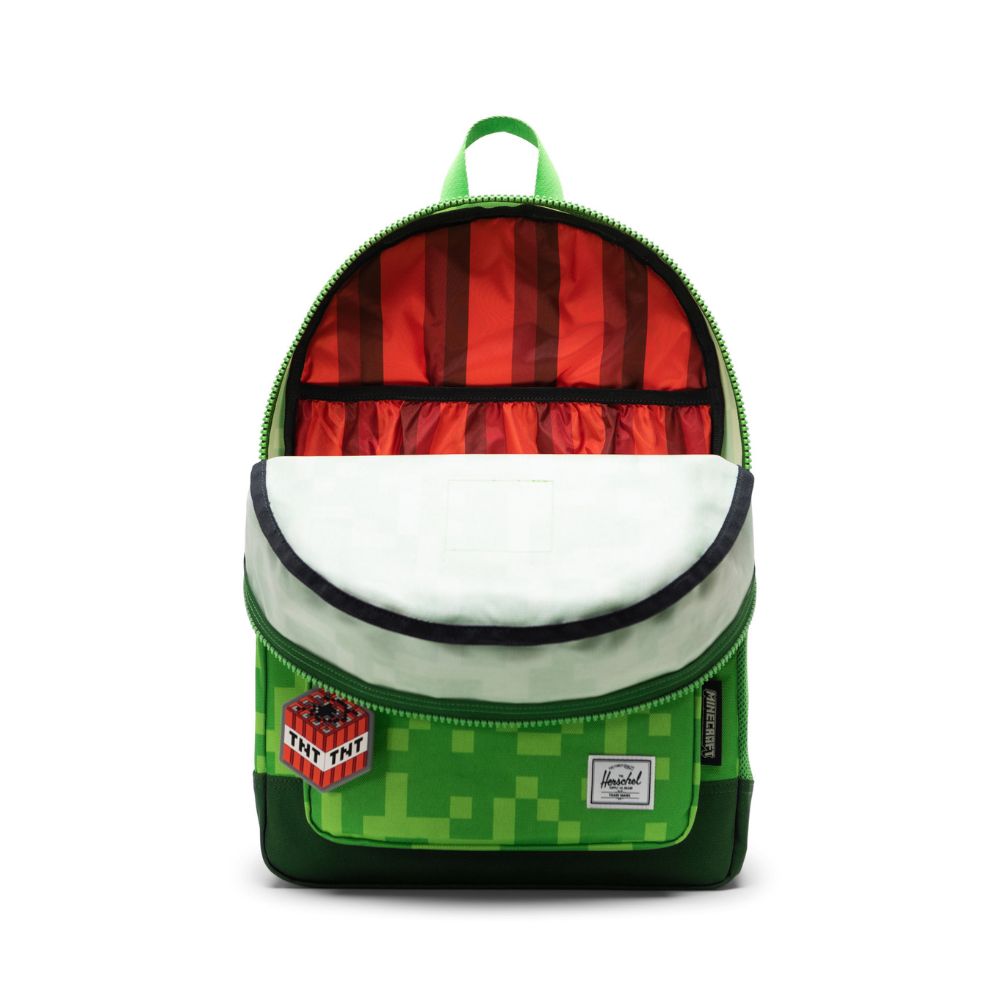 Minecraft Herschel Heritage Youth Backpack Creeper