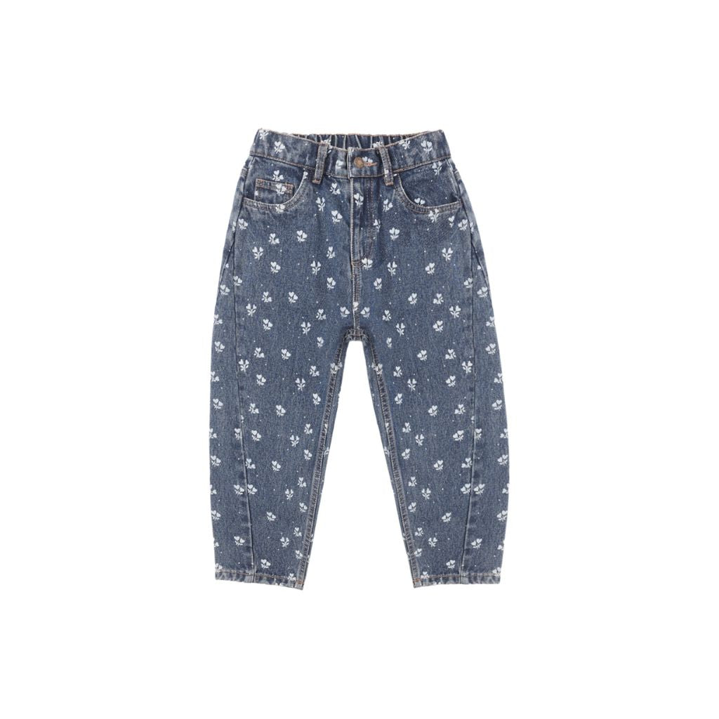 Rylee + Cru Barrel Pant Heart Ditsy I