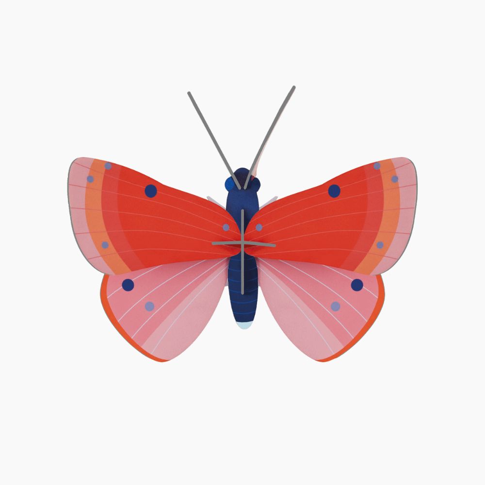 DIY 3D Wall Decoration - Speckled Copper Butterfly