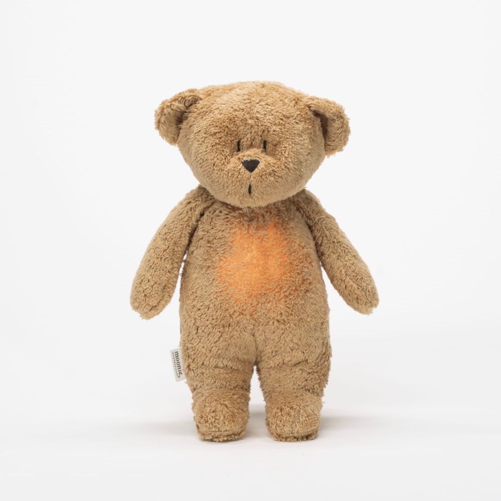 Moonie Natur Organic Humming Bear - Cappuccino