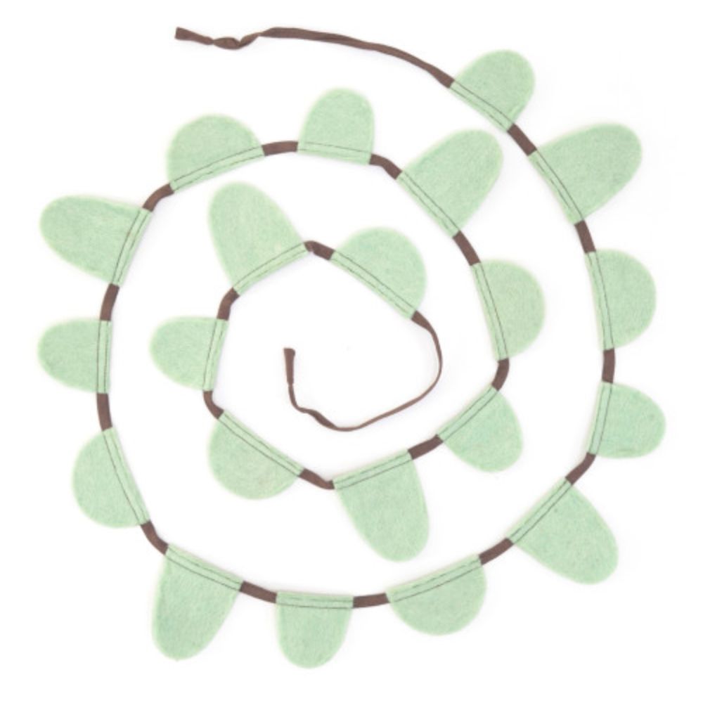 Muskhane Round Flag Garland - Mint 200cm
