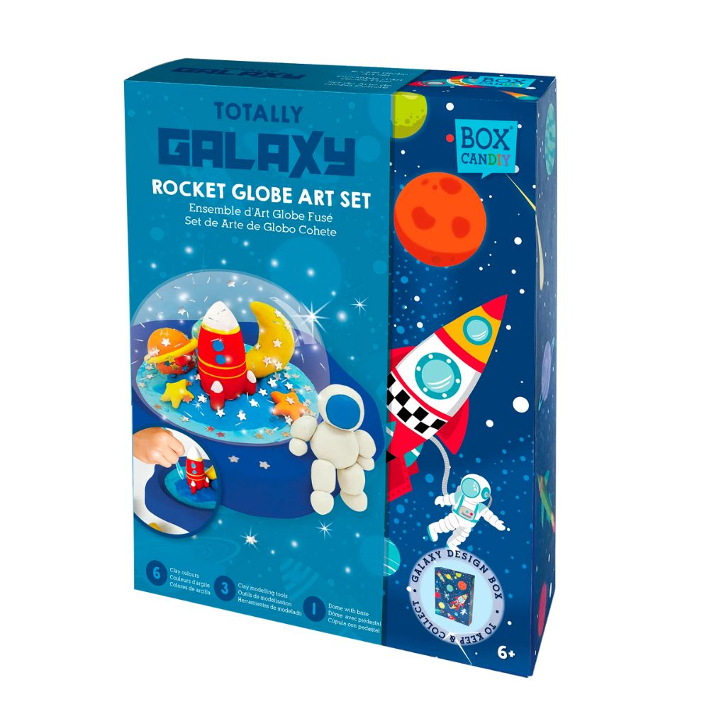 Box Candiy - Totally Galaxy - Rocket Globe Art Set
