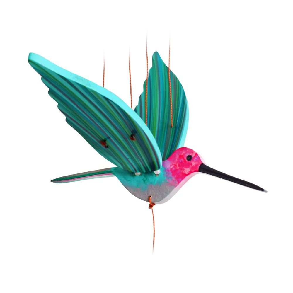 Hummingbird Flying Mobile - Pink Anna's