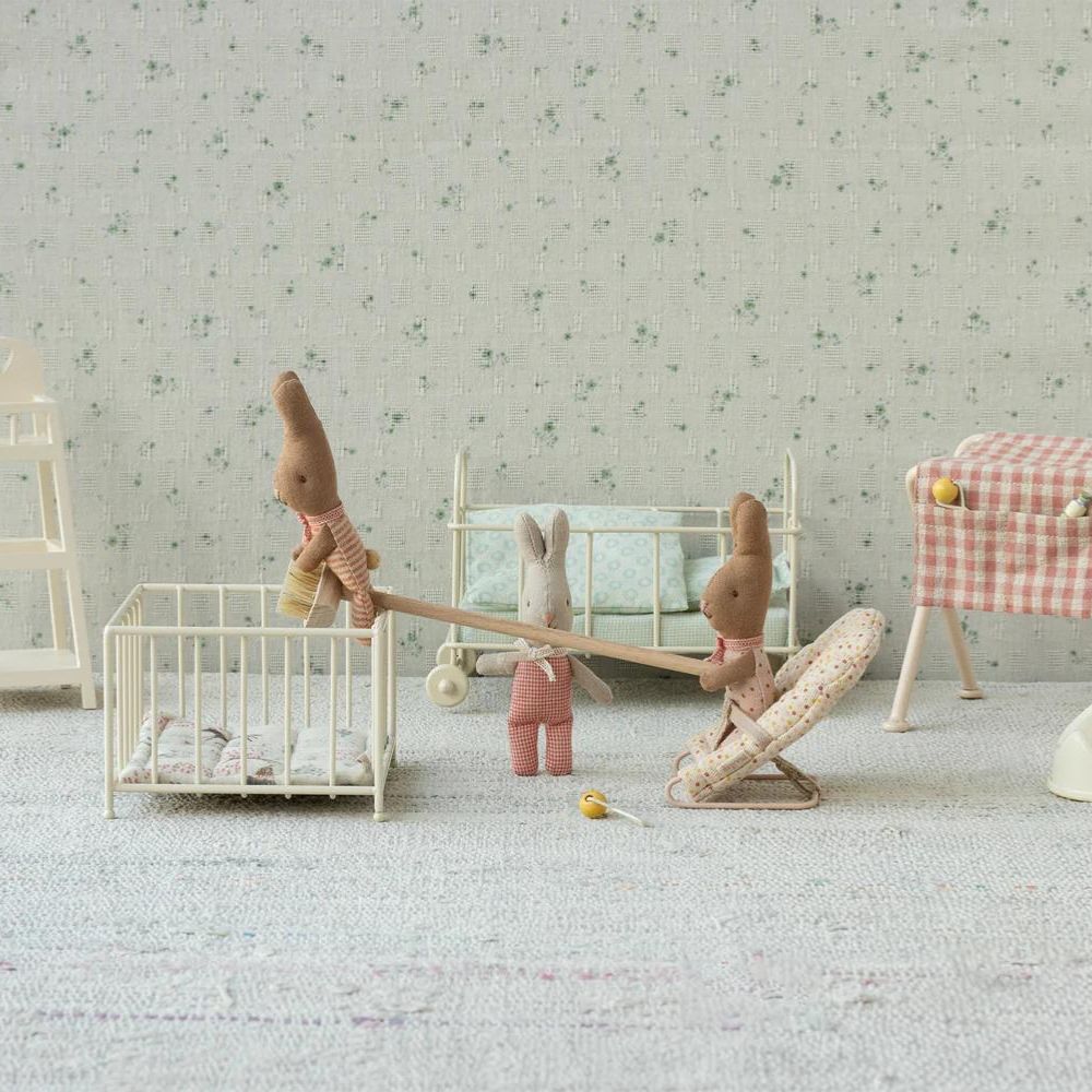Maileg Rabbit, My - Red check