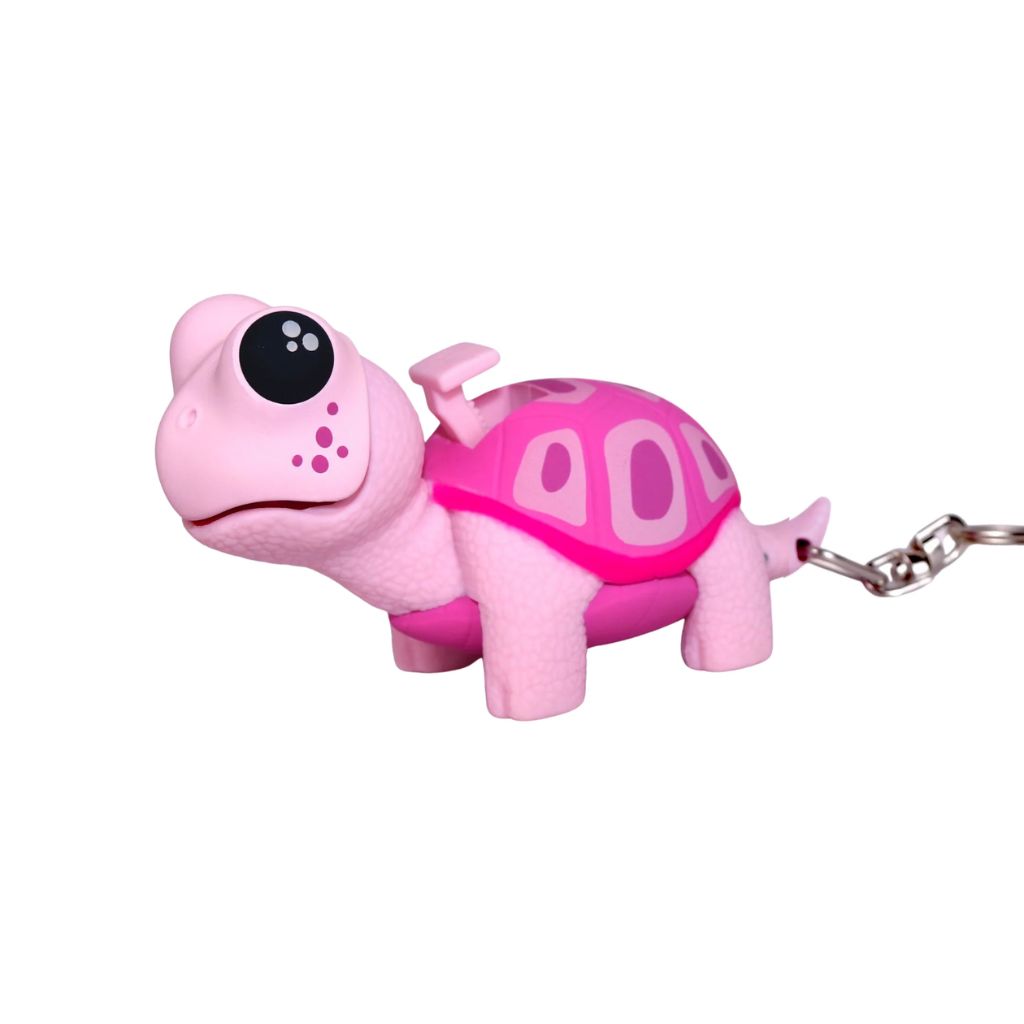 WildLight Animal Carabiner Flashlight - Pink Turtle