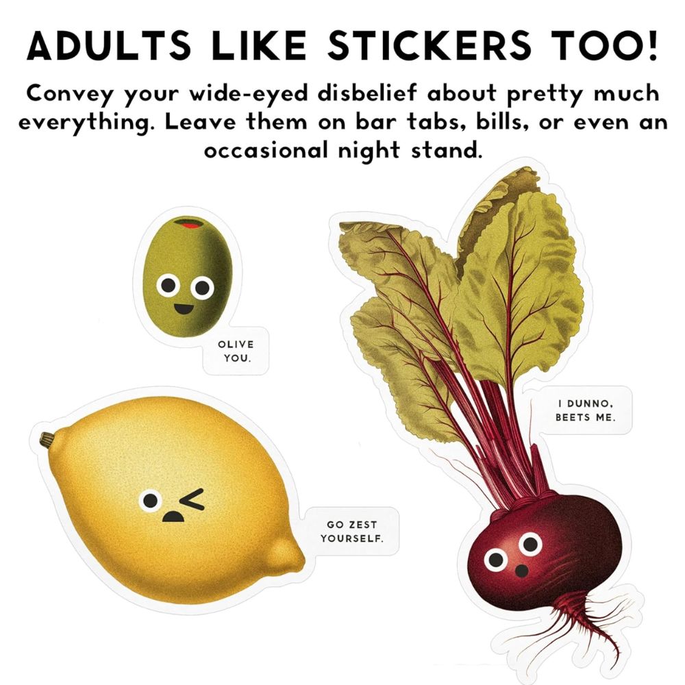 Googly Food Sticker Book
