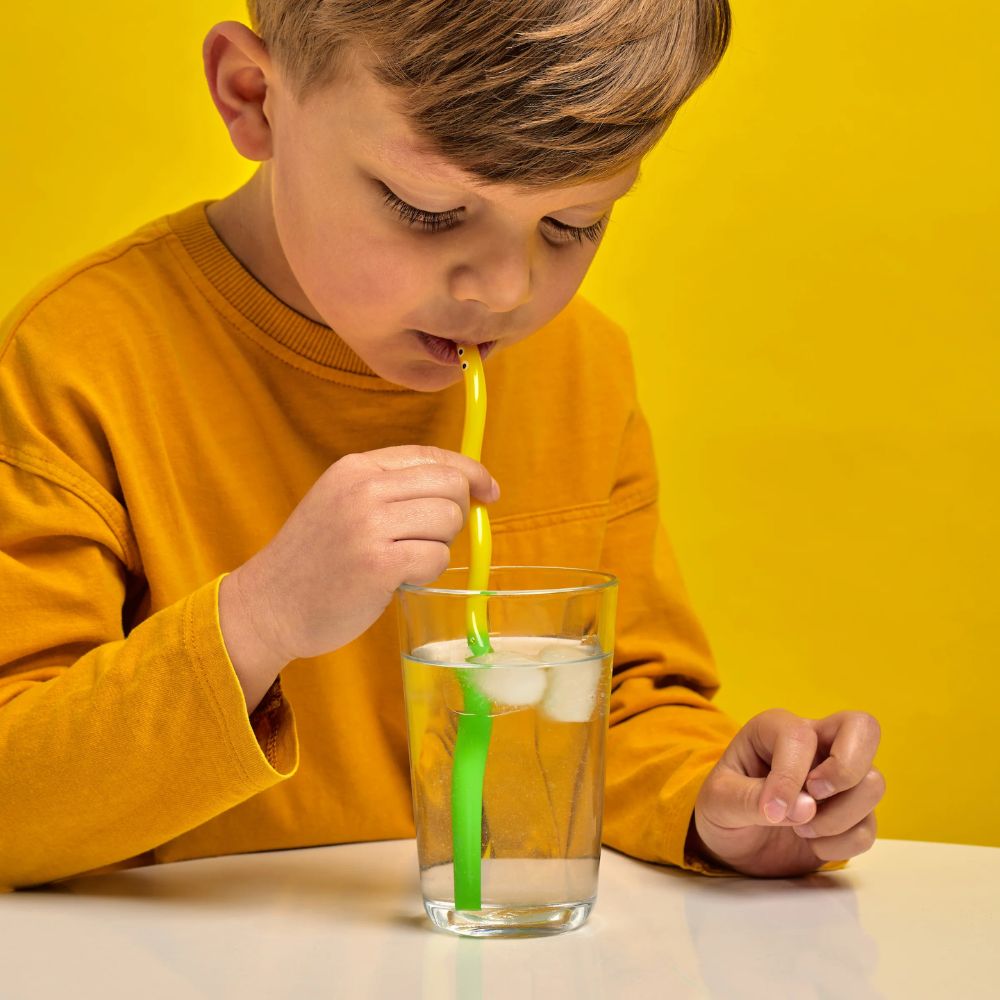 Kidoki Wiggly Worm Color Change Straws