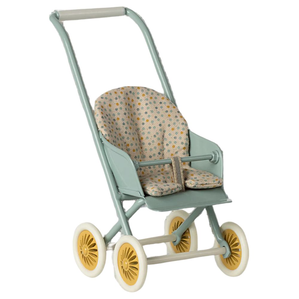 Maileg Stroller, Micro - Mint