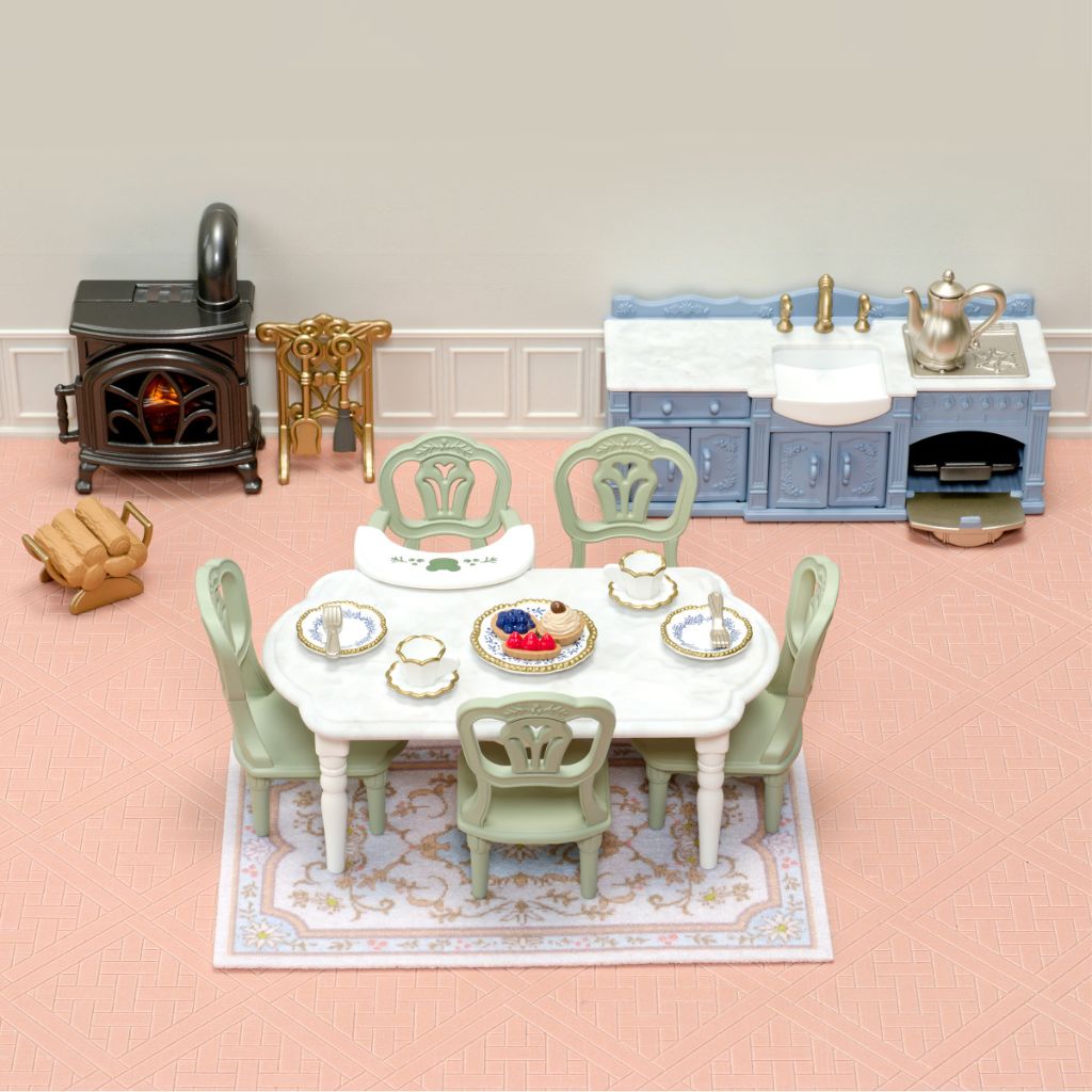 Calico Critters Elegant Dining Room