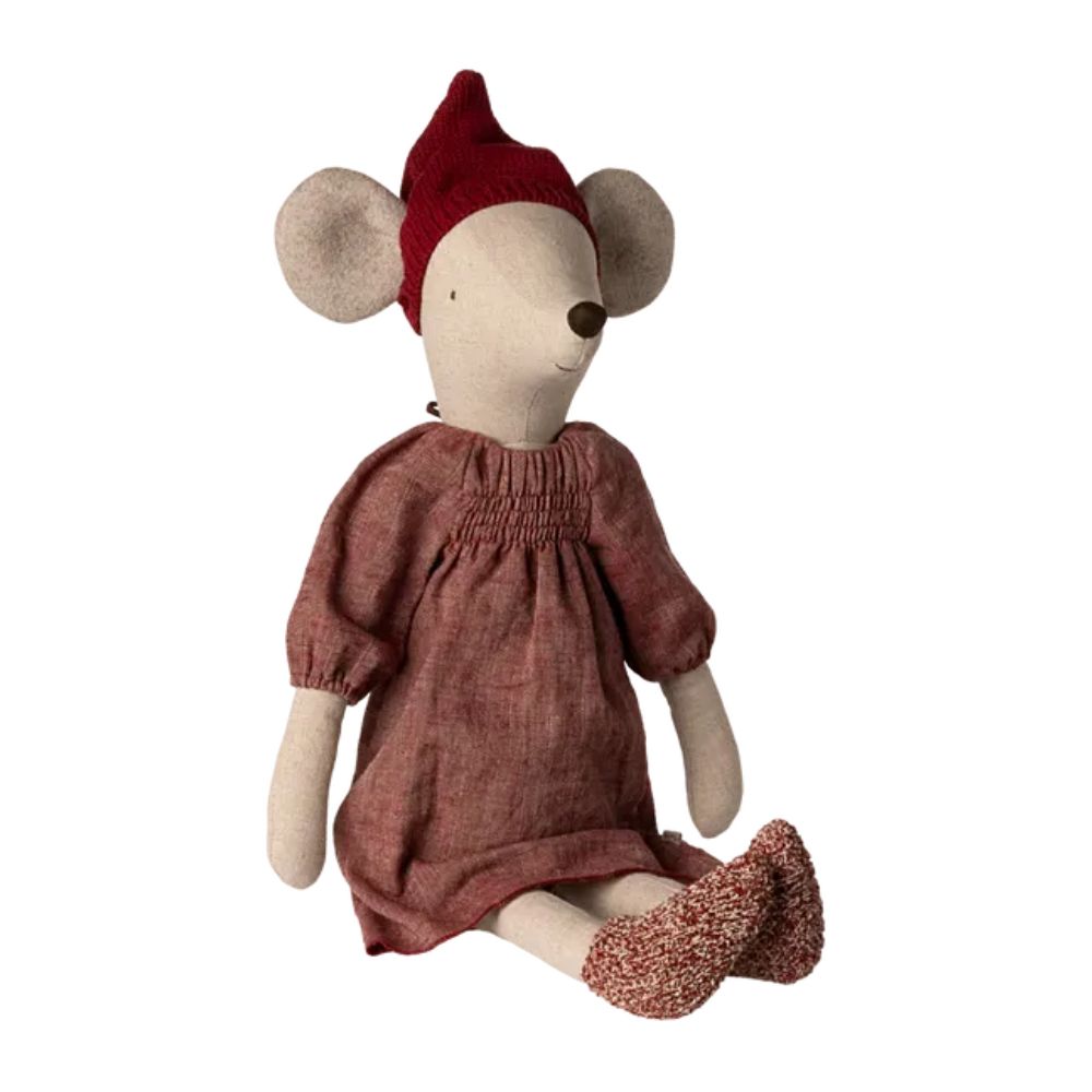 Maileg Christmas Mouse, Maxi - Girl
