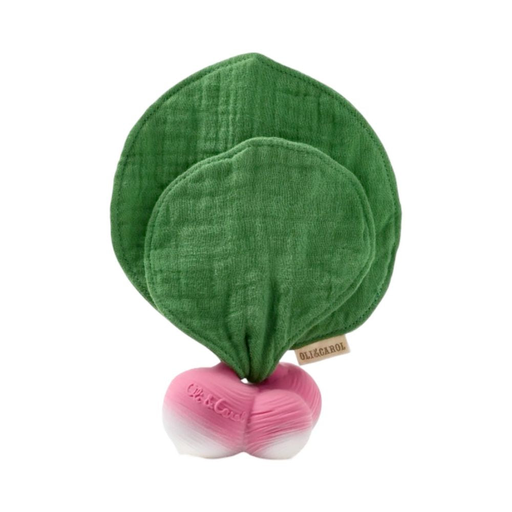 Oli and Carol Mini Doudou Teether - Romana the Radish