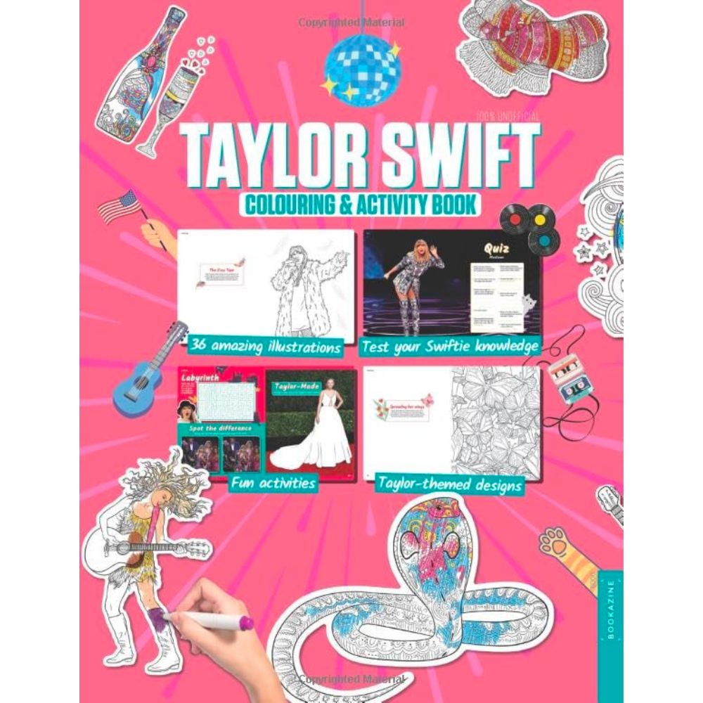 Taylor Swift Coloring and Activity Book
