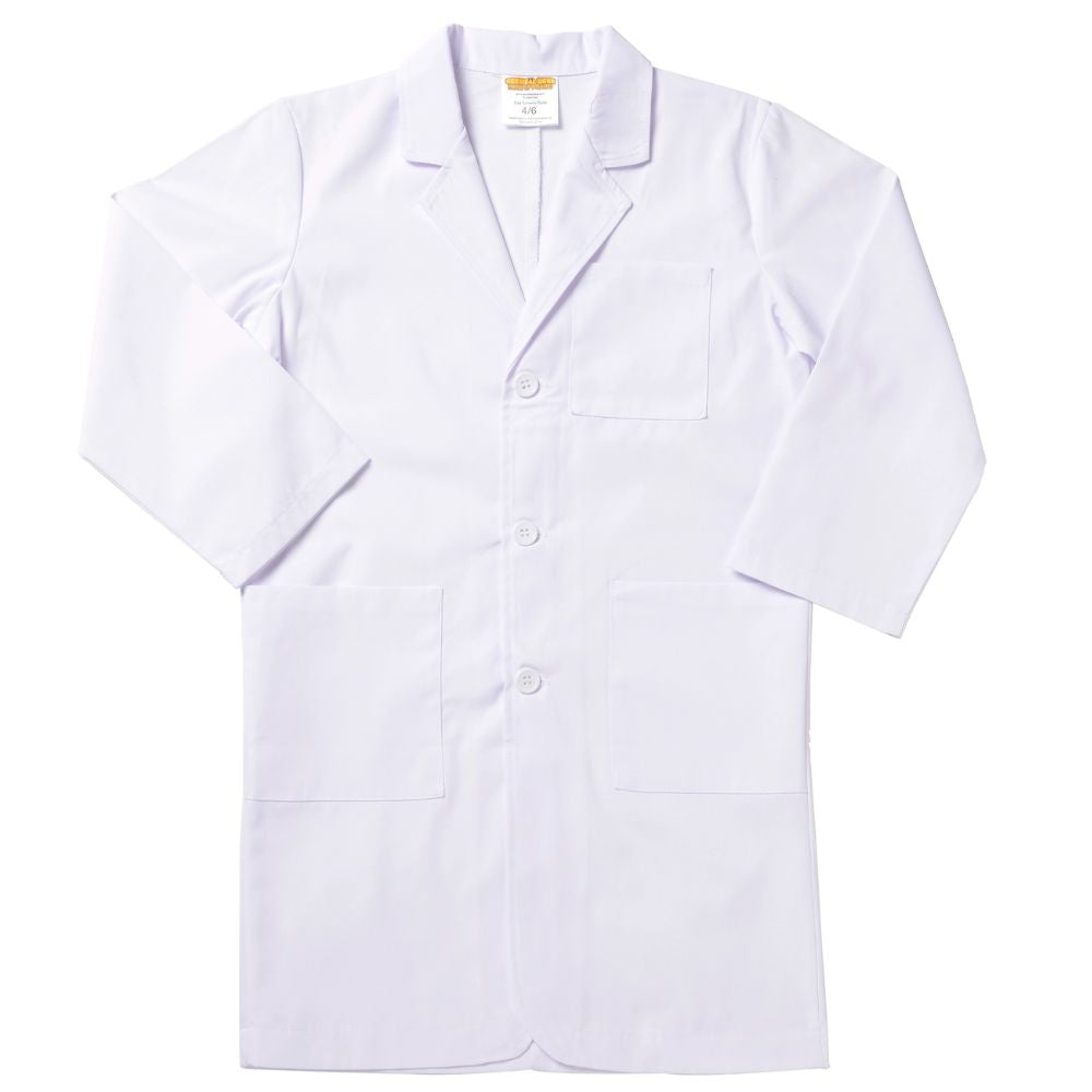Jr. Lab Coat, 3/4 Length 6-8Y