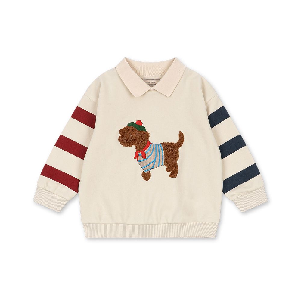 Konges Sløjd Spotty Sweat Shirt Brown Rice