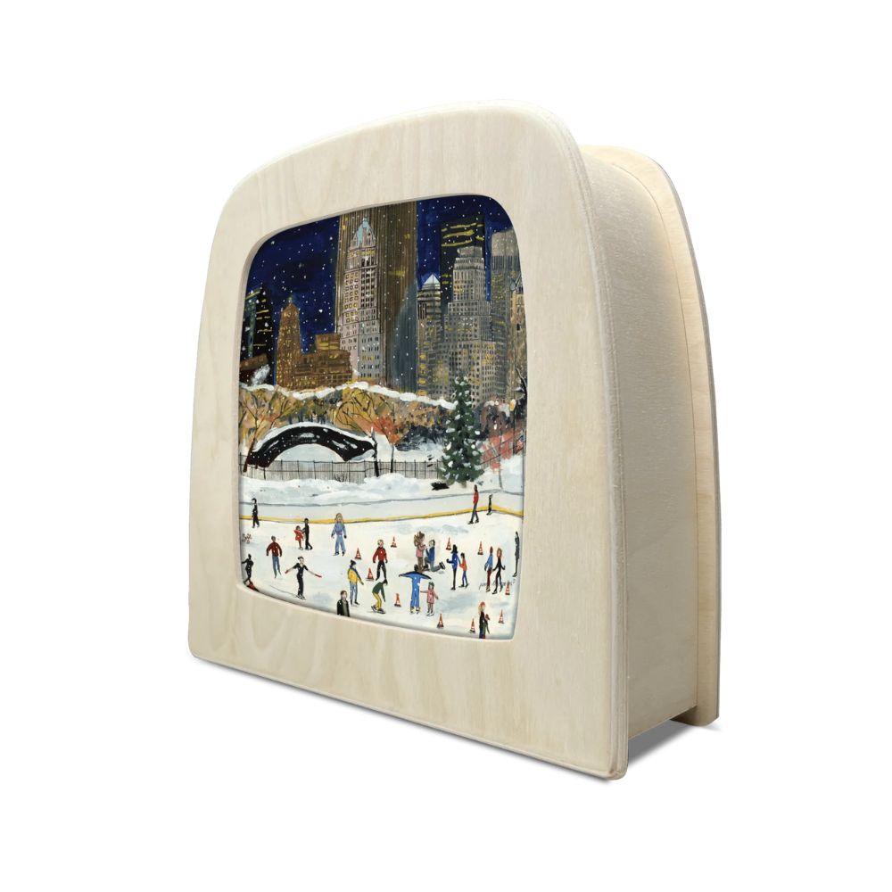Silhouette Only - Gwen's Illustrations - Christmas in New York Silhouette for Toverlux Lamp