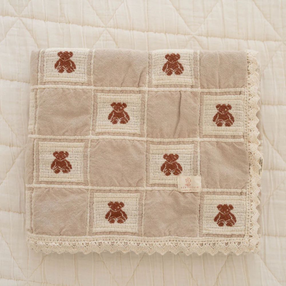 Patchwork Blanket - Teddy