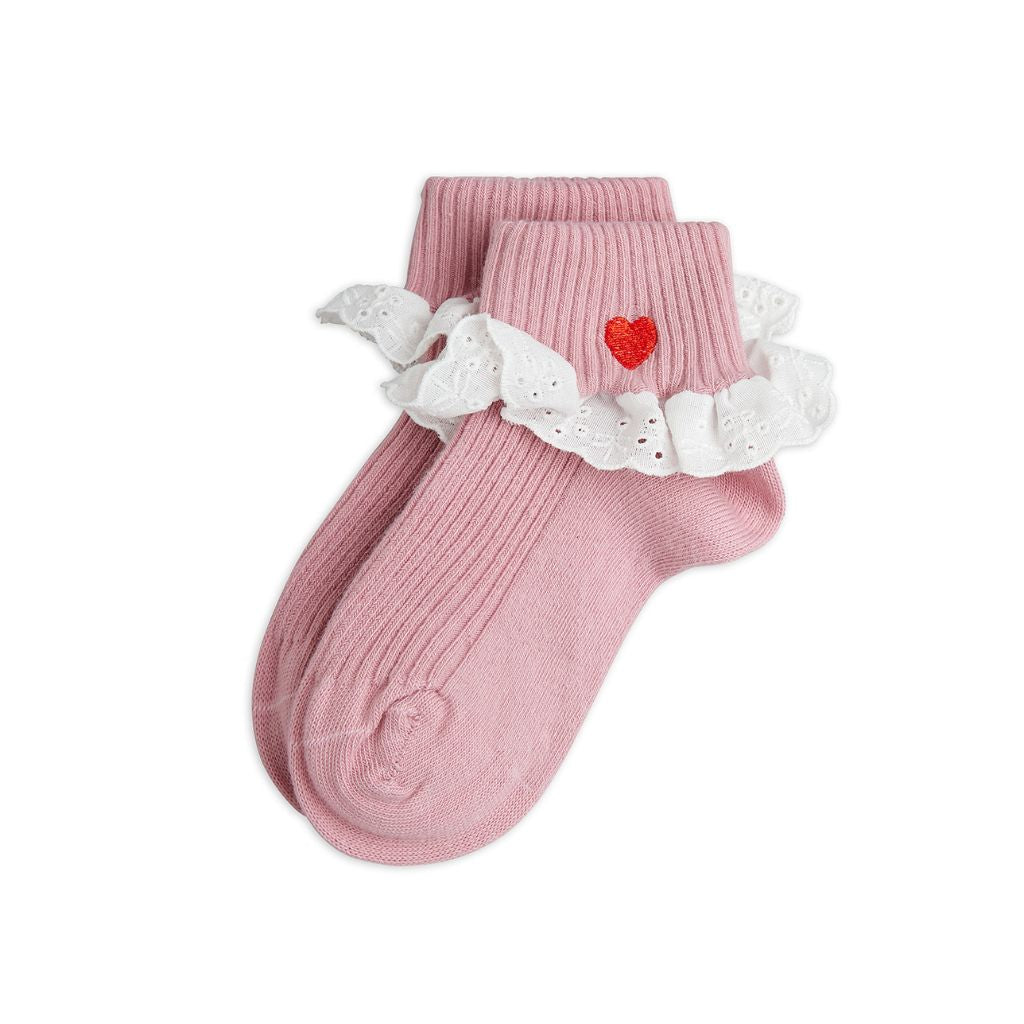 Mini Rodini Heart Lace 1-Pack Socks