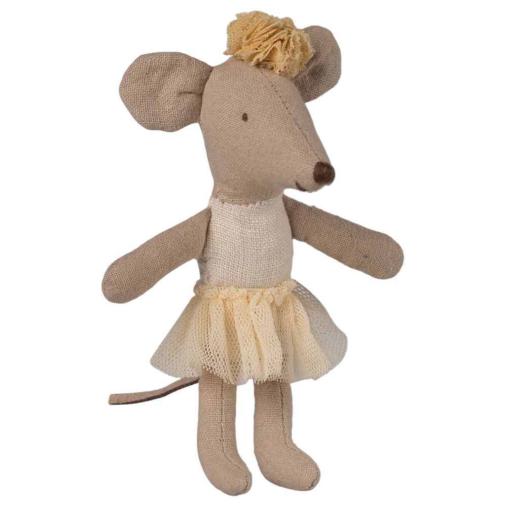 Maileg Ballerina Mouse, Little Sister- Off White