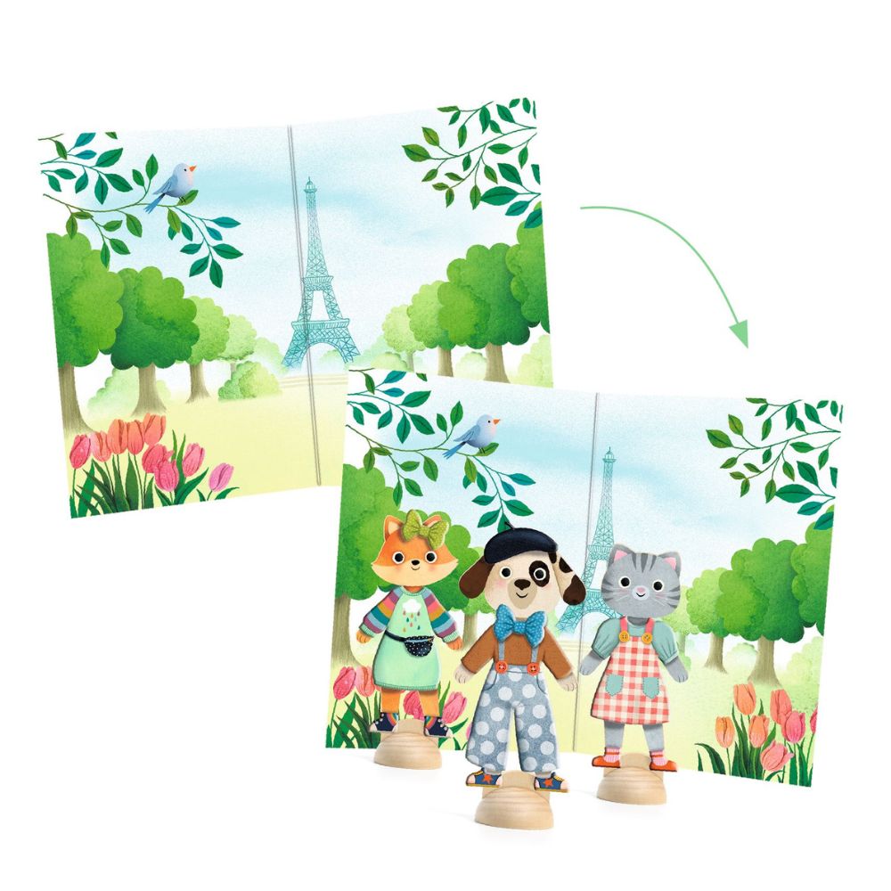 Djeco Collages - Bonjour Paris