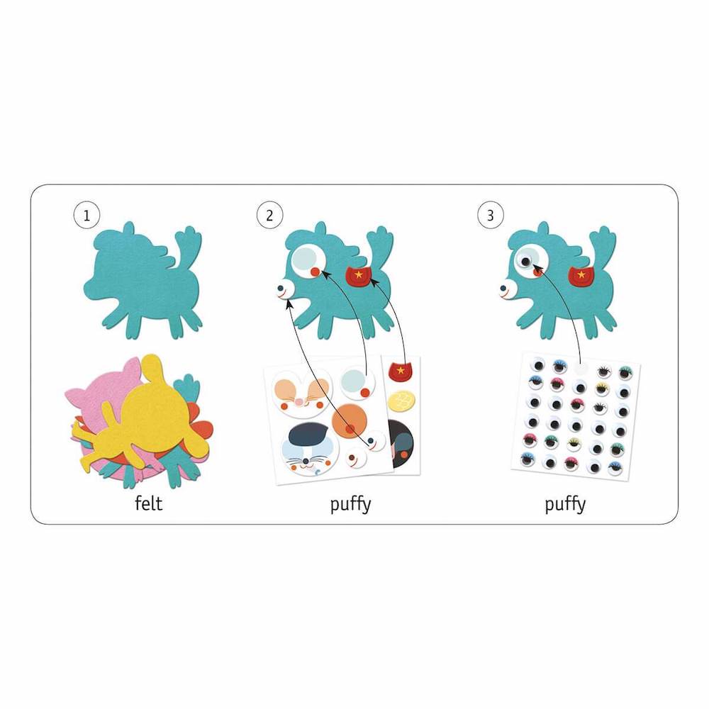 Djeco Stickers- I Love Animals