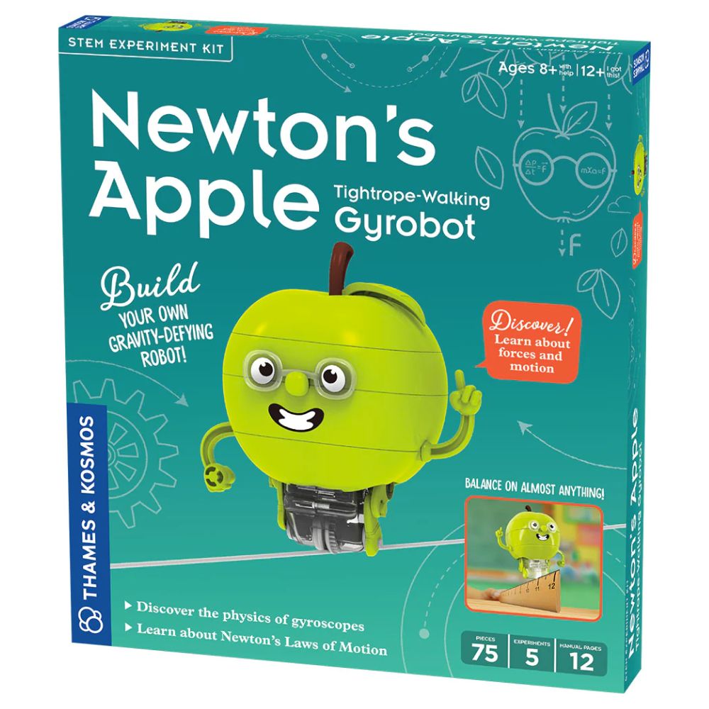 Newton’s Apple: Tightrope-Walking Gyrobot