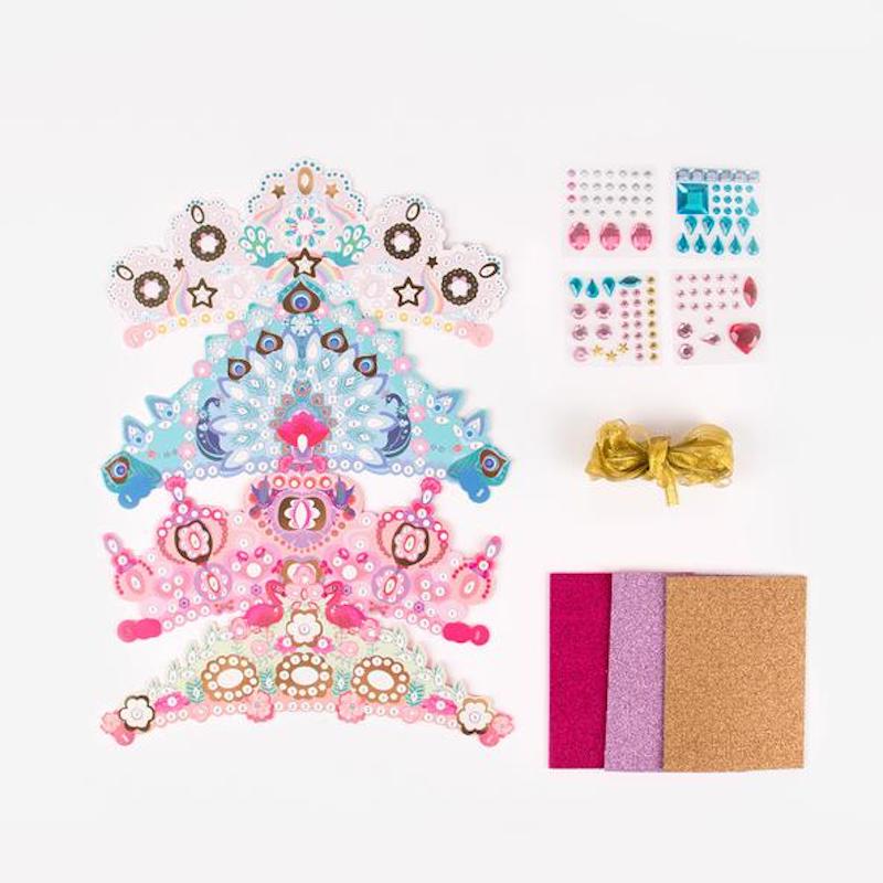 Djeco DIY Mosaic Tiaras - Like a Princess
