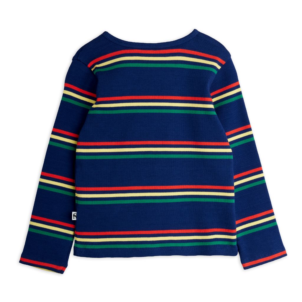 Mini Rodini Multi Color Stripe Ls Tee