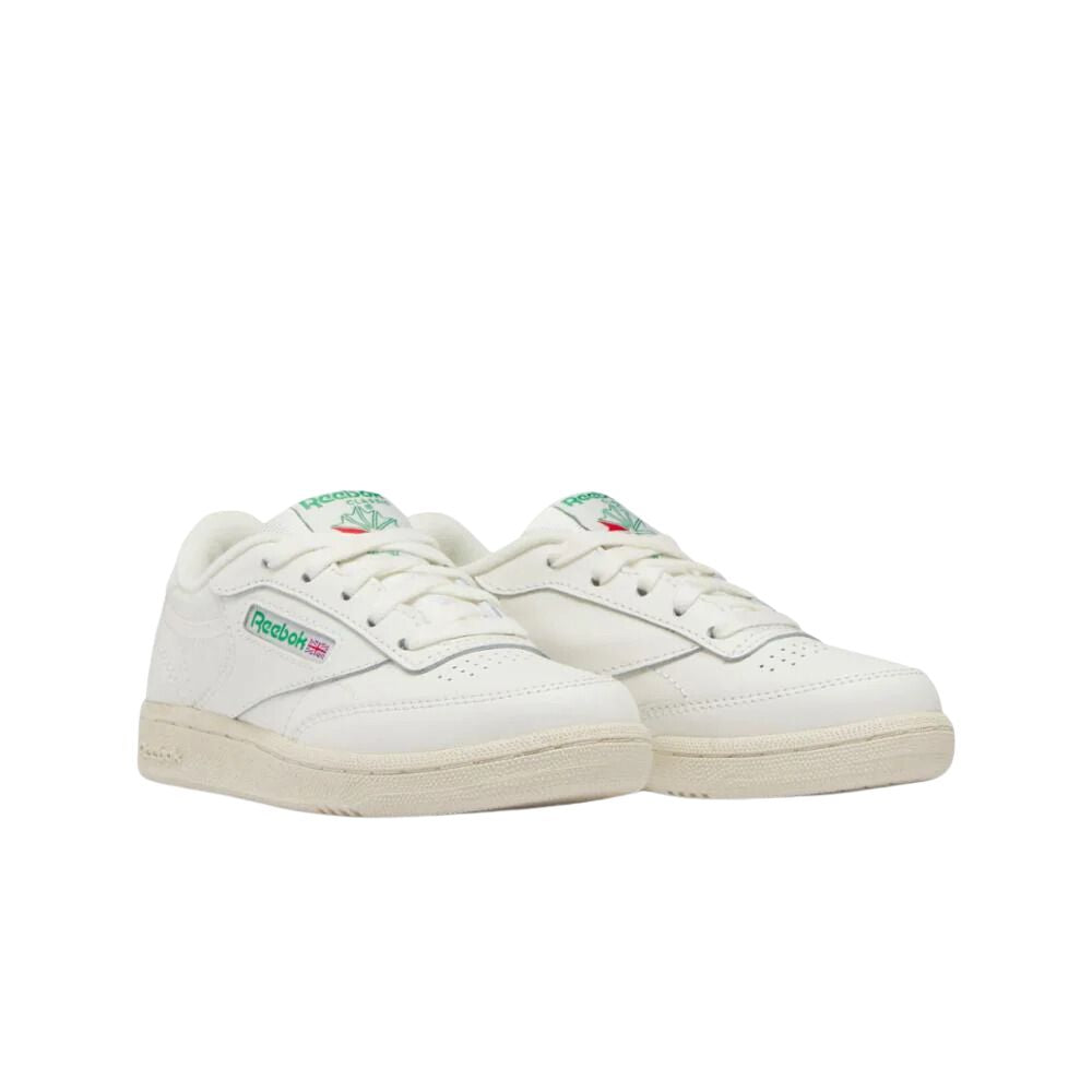 Reebok Club C Shoes - Child Chalk / Green