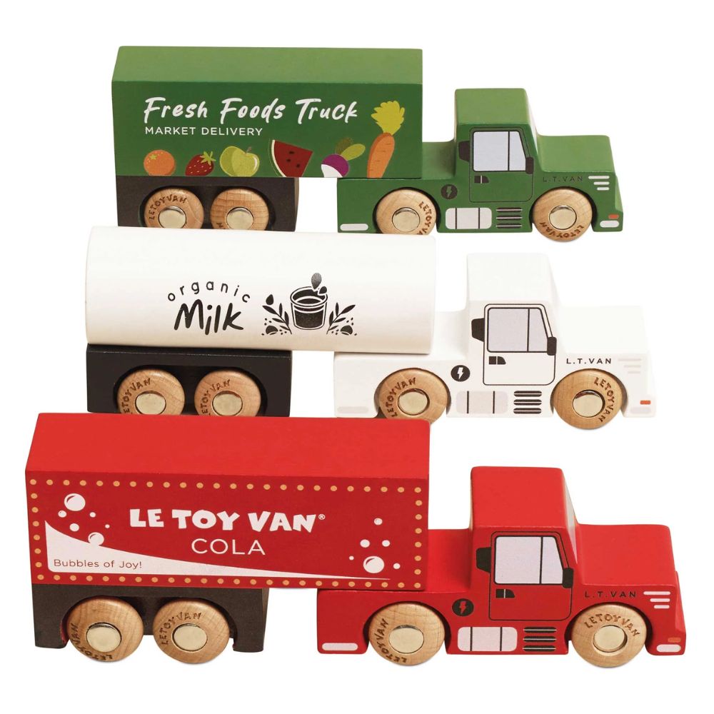 Le Toy Van Wooden Toy Trucks