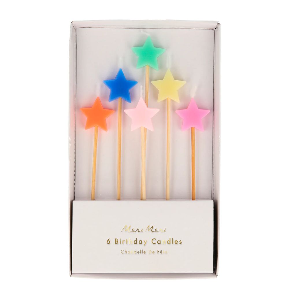 Meri Meri Mixed Star Candles