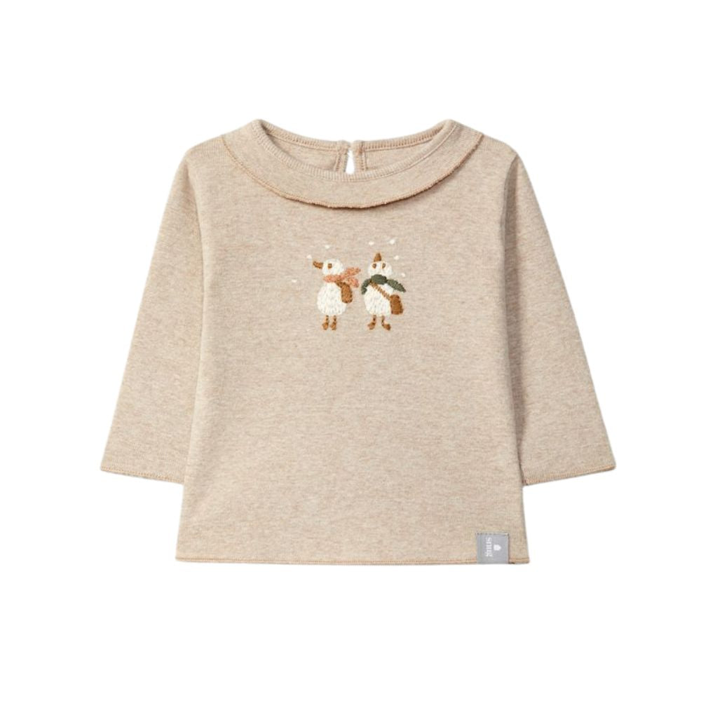 Snug Embroidery Longsleeve with Frill