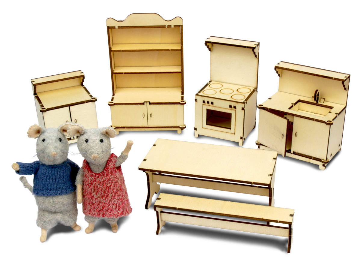 The Mouse Mansion Furniture Kit- Kitchen